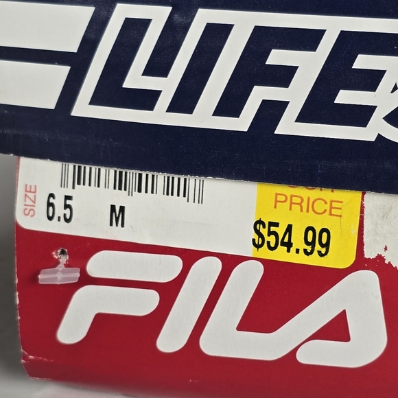 NIB FILA Women's Tarp 1911 White High-Top Platform Sneakers Size 6.5 Rubber Sole - Picture 3 of 11